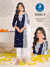 Titli 2 By Kaya Rayon Slub Kurti With Bottom Dupatta Orders In India